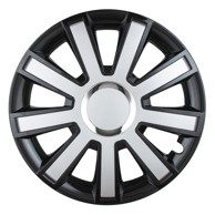 LEOPLAST Poklopac kotača čelične felge FLASH 15", crna siva 